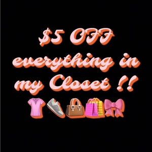 SALE ‼️ SALE‼️ $5 OFF EVERYTHING ‼️💕‼️